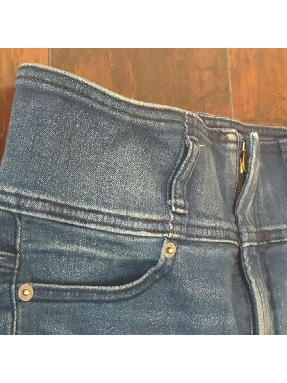 Express Ankle Legging Jeans Super High Rise - Picture 6 of 8